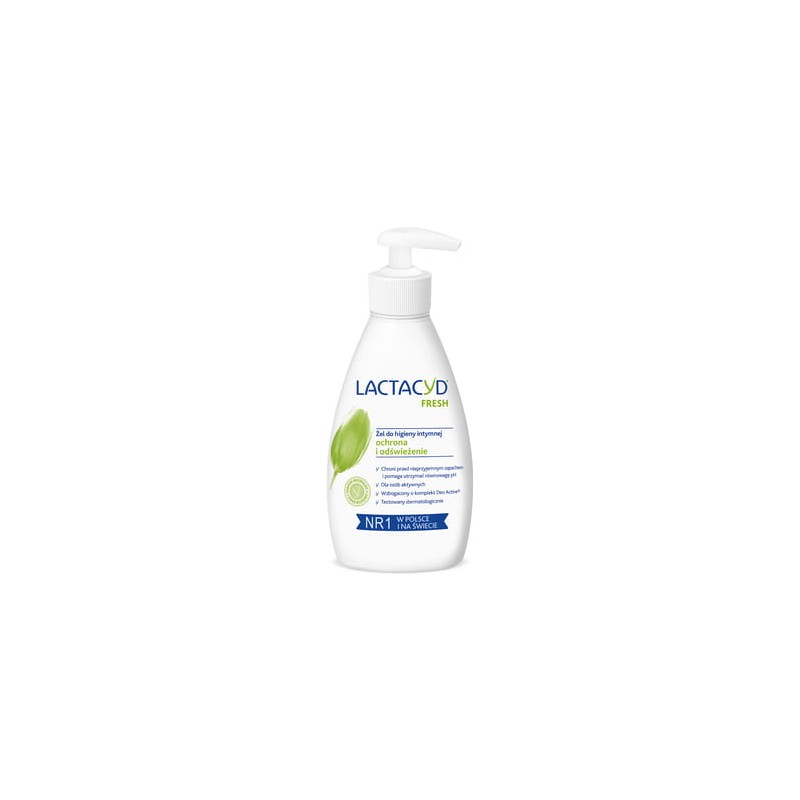 LACTACYD FRESH emulsja do higieny intymnej z pompką 200ml